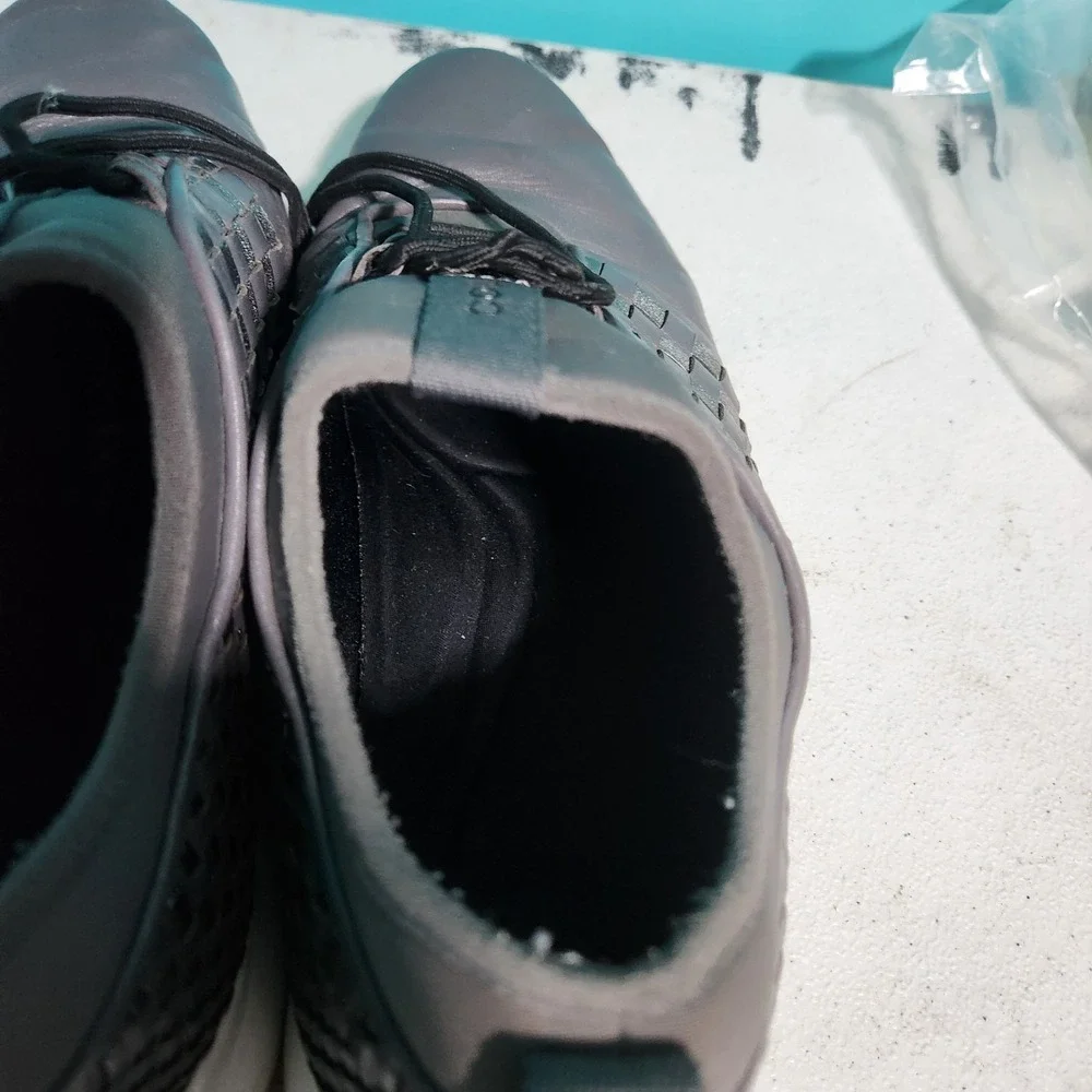 Womens Cole Haan Studio Grand Weave Black Leather Shoes‎ Sneakers Size 8c